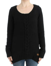 Cavalli Black knitted wool sweater -   -  Cavalli.